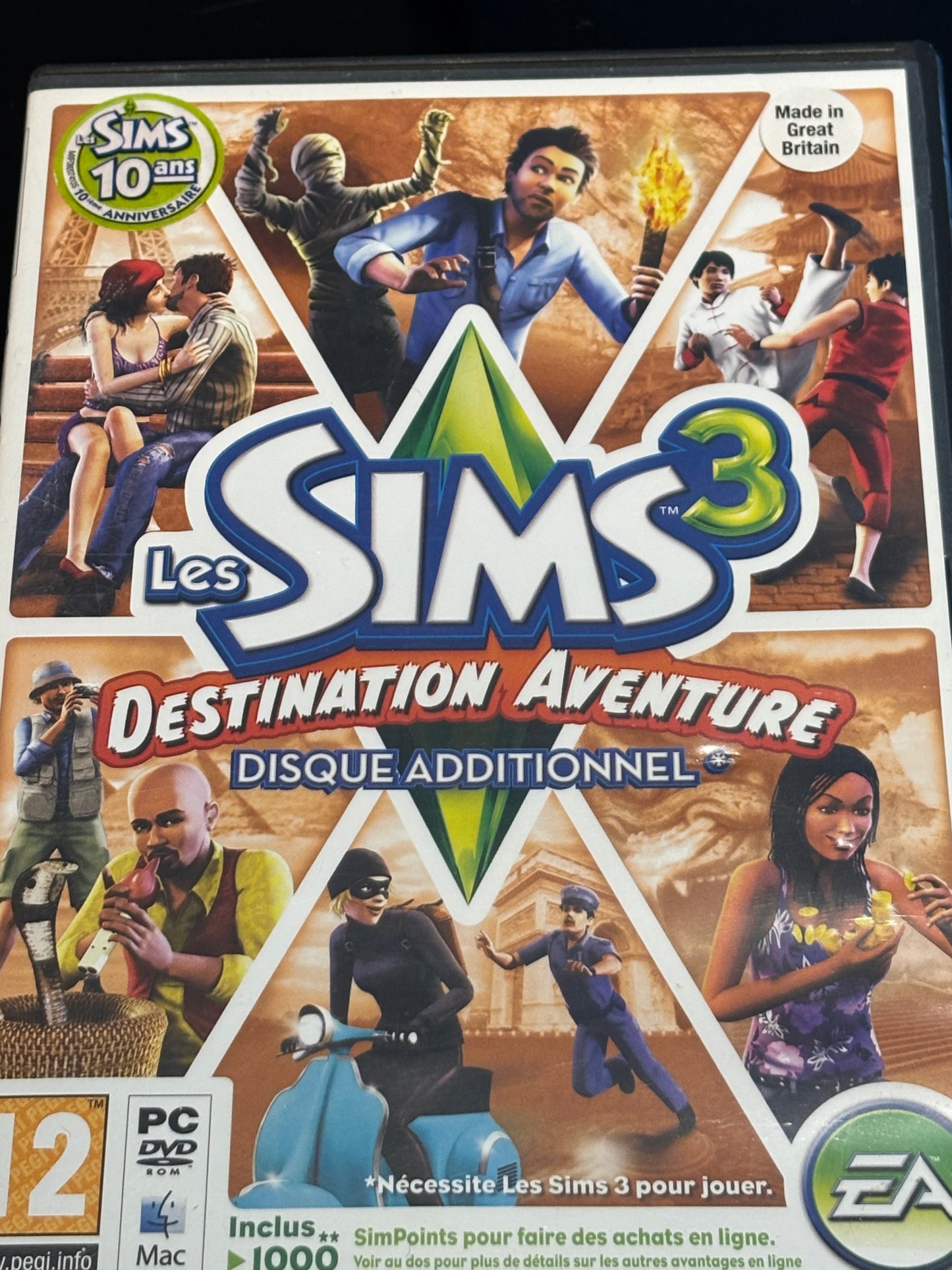 Les Sims 3 Destination Aventure Disque Additionnel