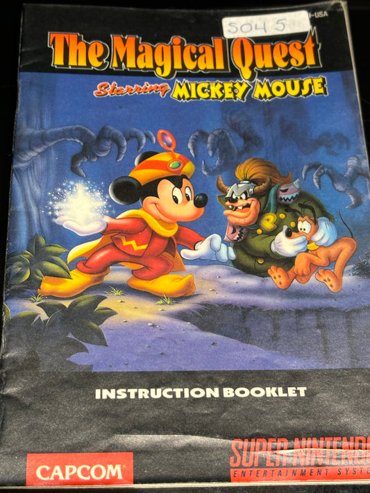 Livret Magical Quest Starring Mickey Mouse