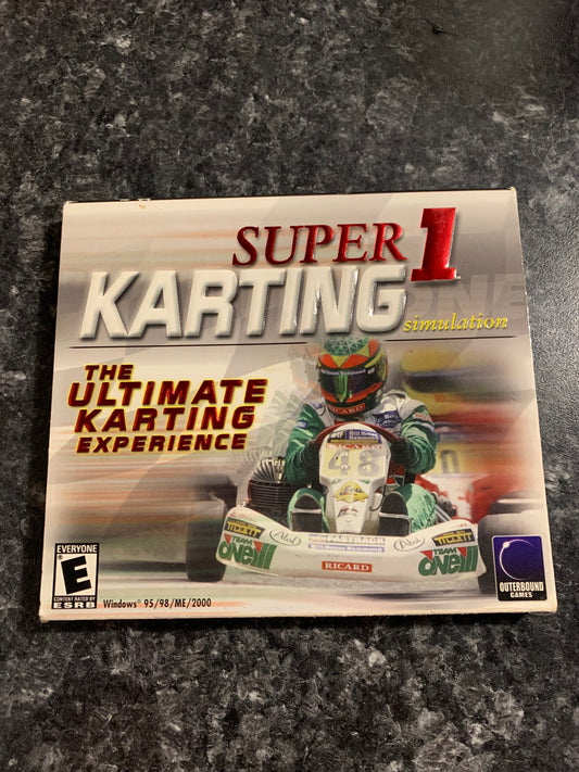 Super 1 simulation de karting (PC, 2001)