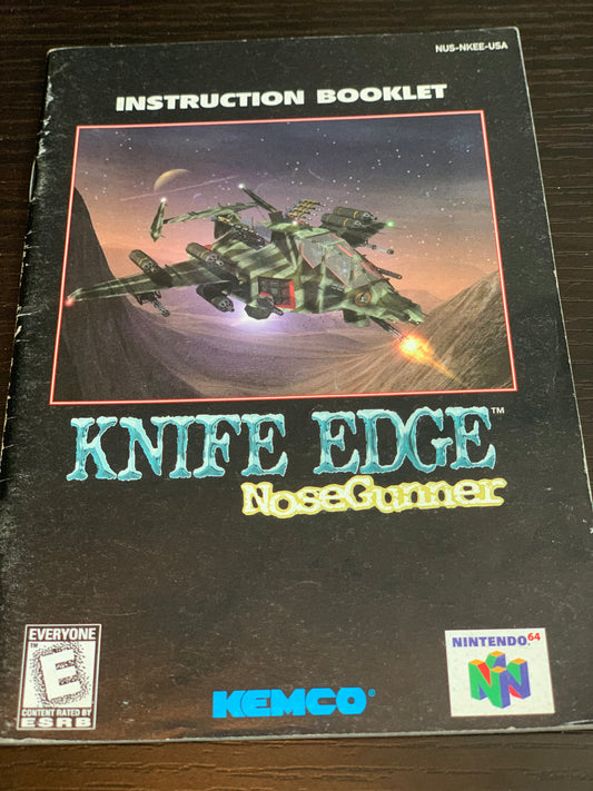 Livret Knife Edge NoseGunner