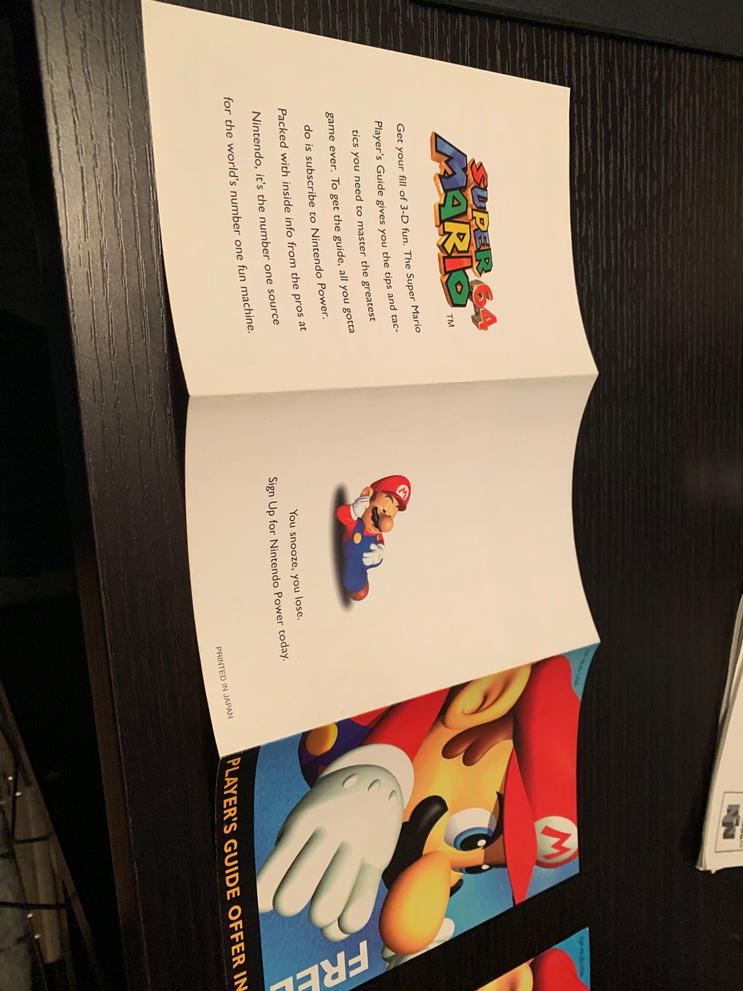 Livret Super Mario 64