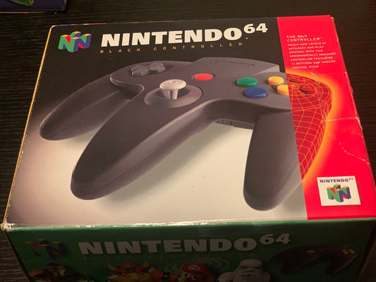 Manette N64 Noire En Boite