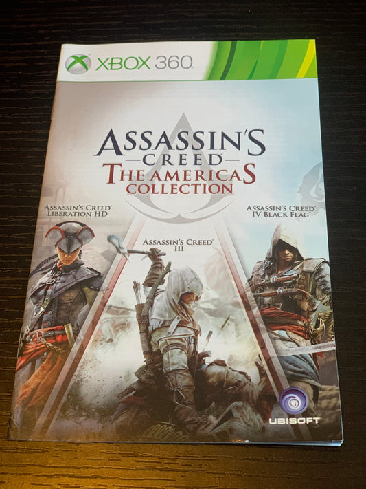 Livret Assassins Creed The Americas Collection