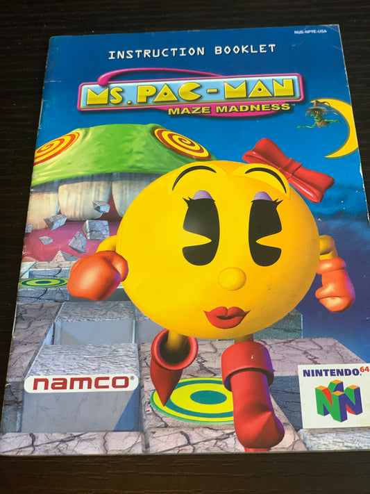 Livret Ms. Pac-Man Maze Madness